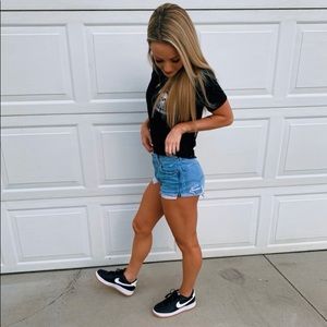 Nike Black and White Women's Shoes